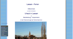 Desktop Screenshot of lassan-ferien.de